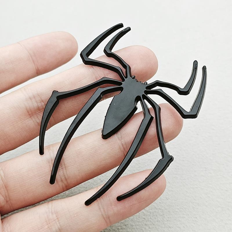 3D Metal Car Sticker Spider Bat Logo Chrome Badge Auto Emblem Decal Car Styling Decoration Auto Exterior Universal Accessories