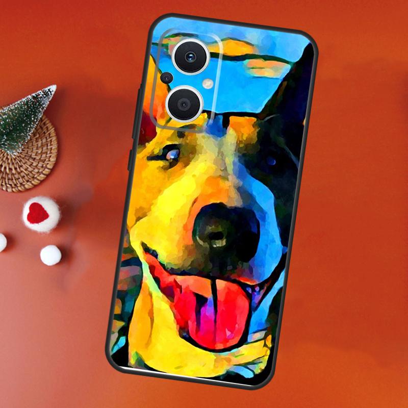 Bull Terrier Dog Puppies Case For OPPO Find X8 X6 X9 Pro OPPO Reno 7 8 Lite 10 11 12 13 14 Pro 11F 12F 13F 14F Cover