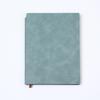 A5 Suede Sheepskin Notebook with Custom Gold & Silver Logo Hot Stamping for Business Meetings
