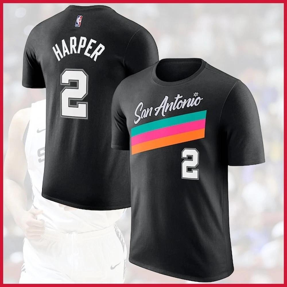 Equipo de San Antonio 2025/26 Edición de Ciudad Nombre y Número de Jugador: Camiseta Harper