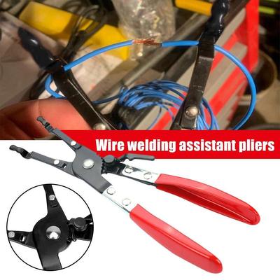 Universal Car Vehicle Soldering Aid Pliers Hold 2 Wires Repair Tool Innovative Car Wire Repair Clamp Car Garage Tools Weldi C8S0