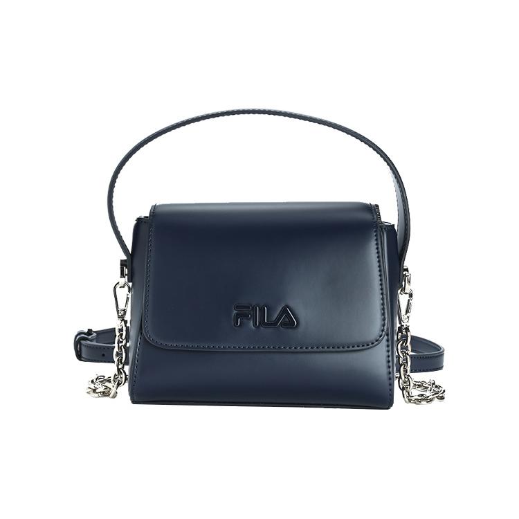 New FILA PU Portable Crossbody Bag, Shoulder Bag Regular Women's Blue Black F13W329161FNV