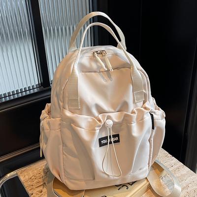 Large-capacity Backpack, Lightweight and Casual Commuting Backpack, Double-shoulder Crossbody Handbag