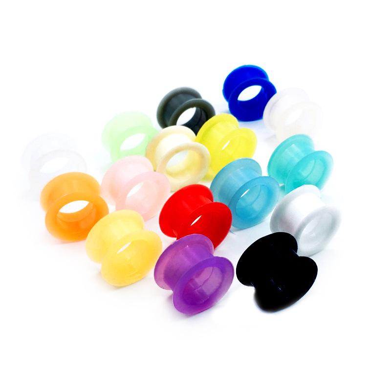 

Popular Silicone Ear Gauge Expander for Piercing - Soft, Round Edge Flare 3mm