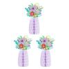 Colored Paper Vase Honeycomb Holiday Decoration for Easter Tabletop Centerpieces Wedding Receptions Festival Decoration