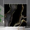 Shower Curtain Waterproof And Mildew-Proof Marble Pattern Bathroom Curtain Shower Curtain Partition Curtain Free Of Punching