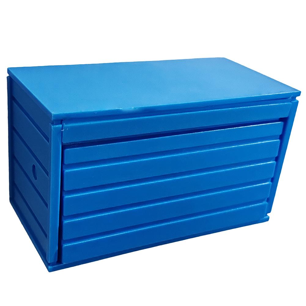 Car Garage Key Holder Wall Mount Key Organizer Creative Car Key Hook with Opening Door Garage Shaped Key Holder for Hallway синий