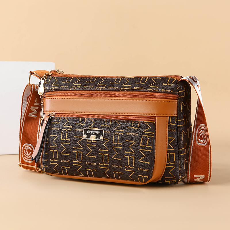 

Wide-shoulder Crossbody Bag for Women, A Fashionable Trend. It s A Single-shoulder Bag for Middle-aged and Elderly Mothers length 28 width 8.5 height 18.5