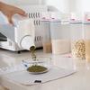 Japanese Airtight Storage Container - Plastic Rice & Grain Bin with Measuring Cup, Pet Food Canister (Anti-Moisture/Pest Proof)