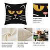 1/4Pcs Halloween Pillowcase, Halloween Orange Fun Emoji Cushion Cover, Decorative Sofa, Living Room, Bedroom Cushion Cover
