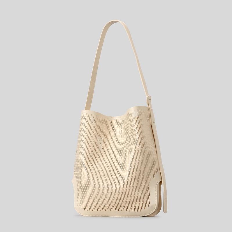 

Сумка-ведро на одно плечо, пляжная сумка для отпуска, сумка большой вместимости бежевый