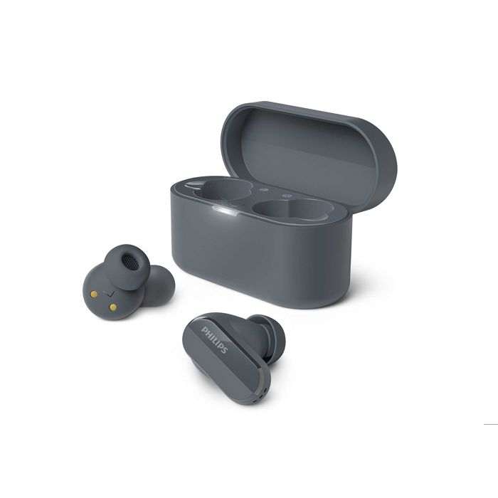Ecouteurs True Wireless - Philips - TAT3508BK - Réduction de bruit - Autonomie 21h - IPX4