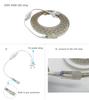 220V Led Strip 60Leds With Eu Plug Flexible Led Light Smd 5050 Waterproof Outdoor Lamp Led Tape Bright Kitchen Backlight Decor