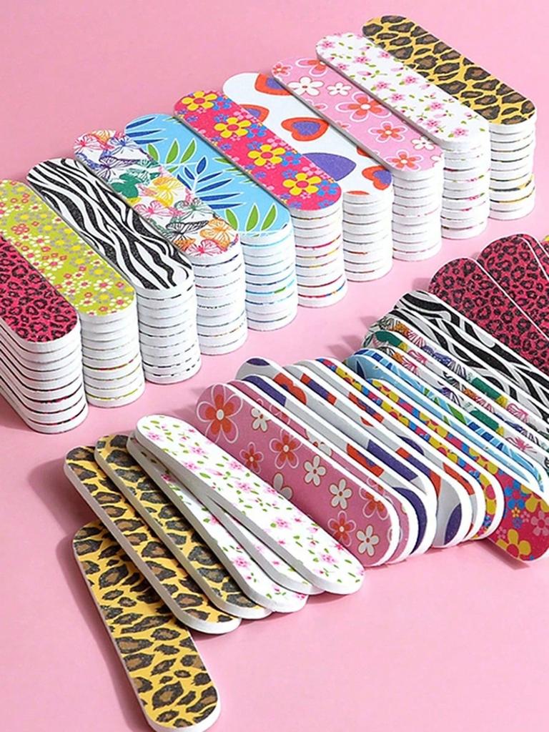 10Pcs Charming Mini Nail File Set - Great Party Gift For Celebrations/Birthdays/Gift Giving, Essential Nail Care Tool