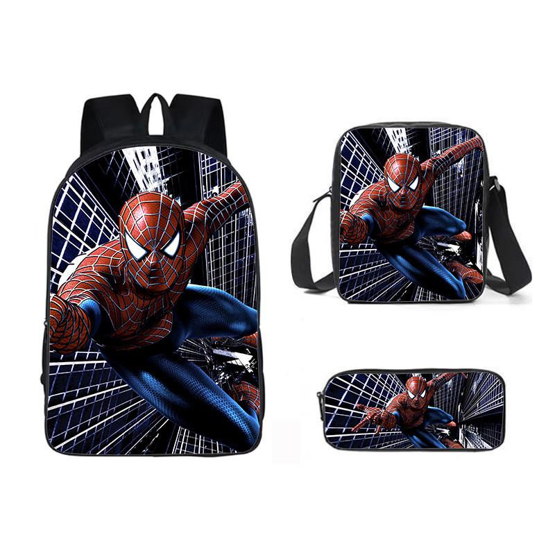 Backpack Piece Three Set Waterresistant Material Kids For