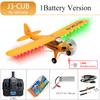 RC Plane RTF 2.4G Brushless Motor 3D/6G Remote Control Airplane Wltoys A160 Upgraded J3-CUB Ready To Fly