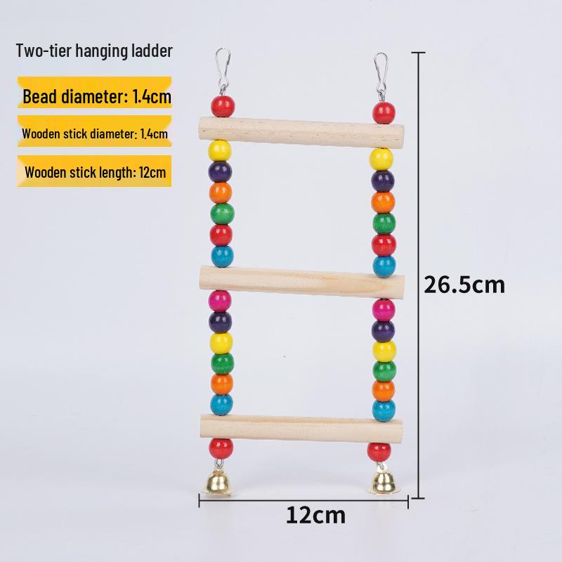 Parrot Cage Accessories: Swing, Cloud Ladder, Bird Nest, Decompression Toys for Cockatiel, Budgie, Parakeet, and Small Birds