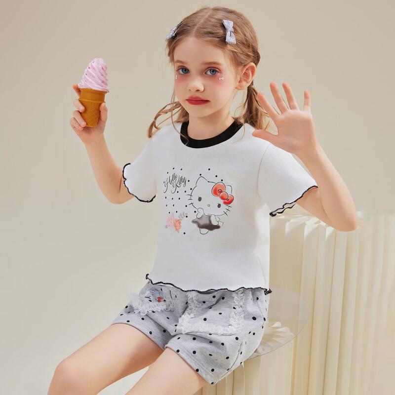 Hello Kitty Girls  Summer Casual Two-Piece Set 160