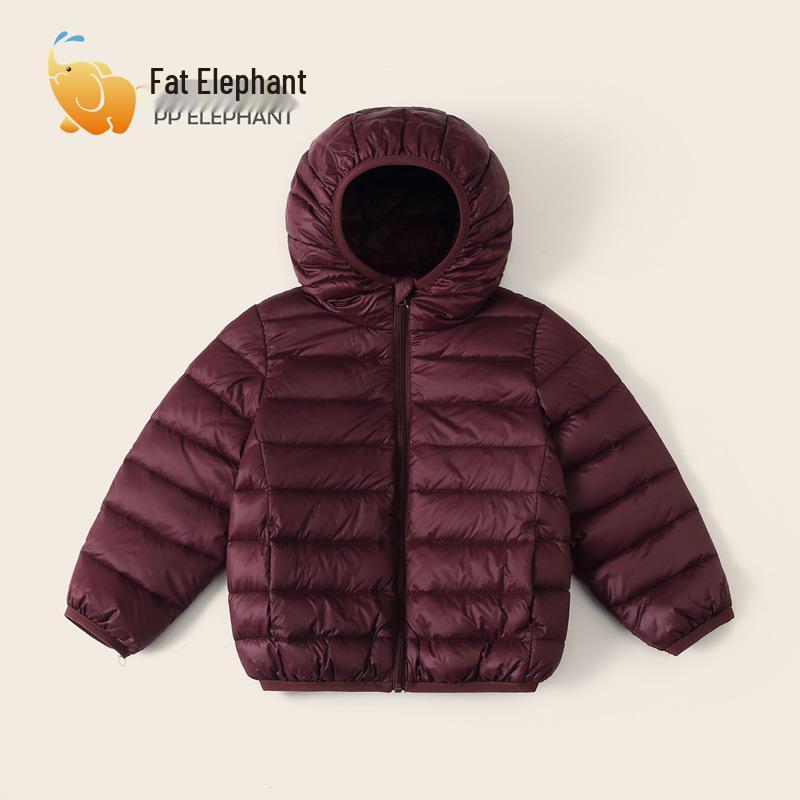 Kids' Winter Hooded Lightweight Down Jacket - Warm Outerwear for Boys & Girls