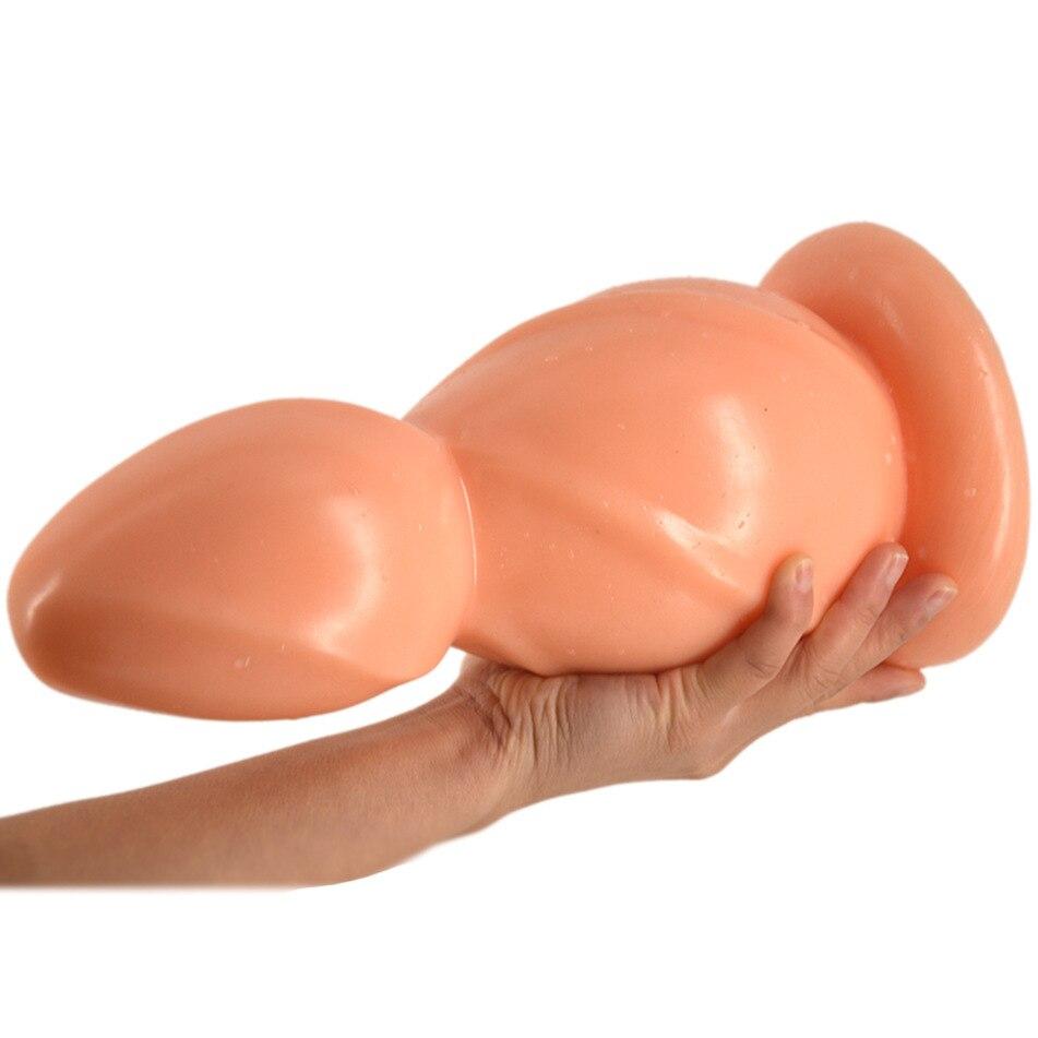 29.5cm Huge Anal Plug Masturbator Dildo Fisting Sex Toy Realistic Cock Vibrator BDSM Femdom PVC
