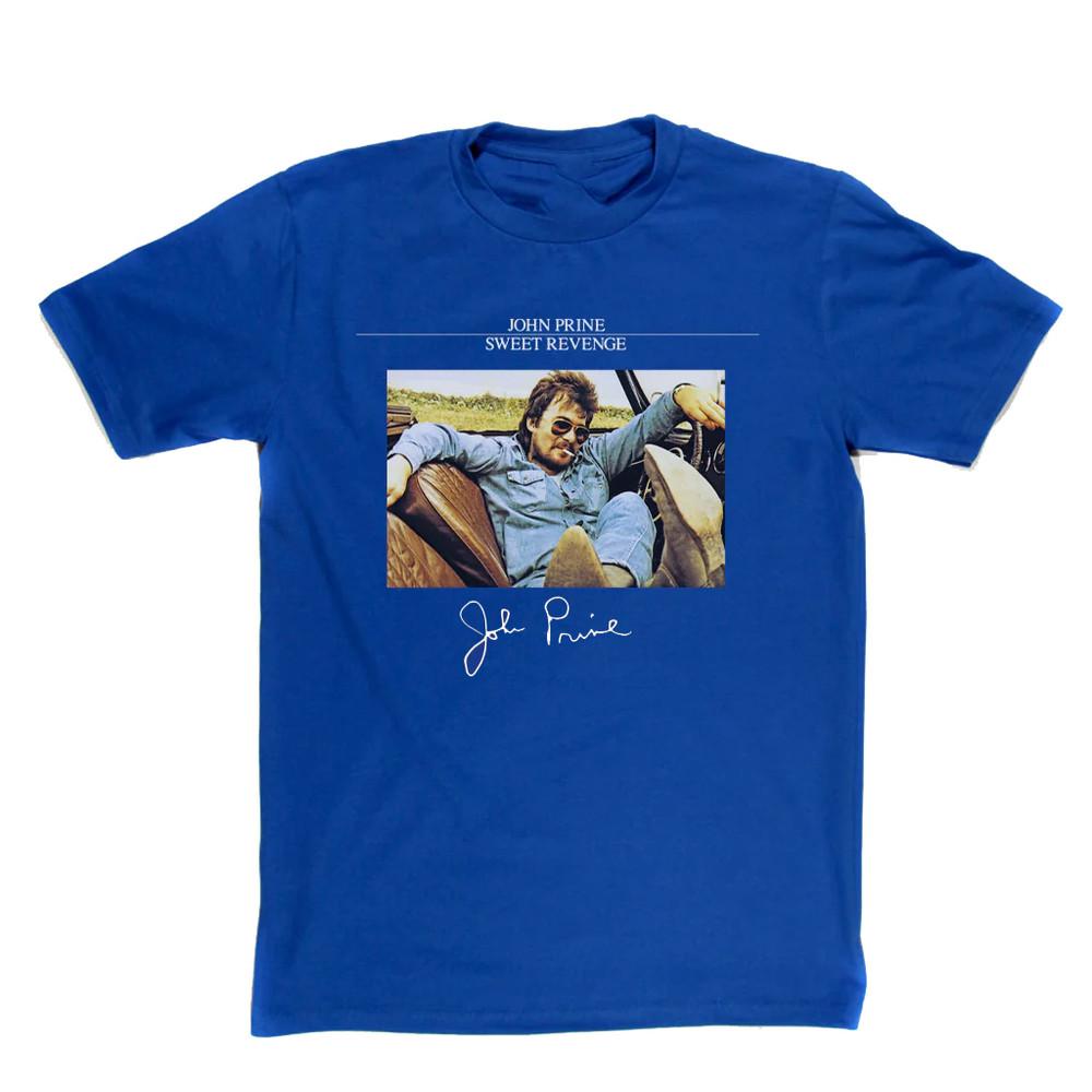 John Prine Music Lover Heavy Cotton Blue All Size Men Women Shirt Unisex T-Shirt S