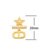 2026 New Trend Five-Pointed Star Pearl Stud Earrings Elegant D-Shape Link Dangle Earrings for Women Fashion Commute Jewelry