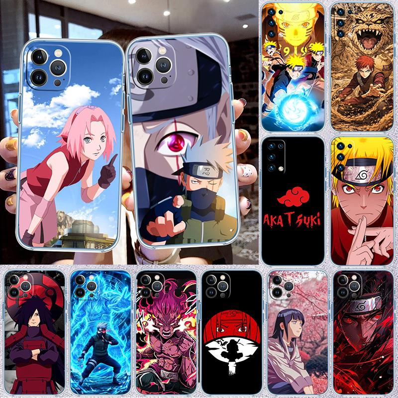 Naruto Anime Transparent Phone Case for Samsung Galaxy A04 A04S A14 A23 A34 A54 M23 M33 M52 M53