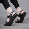 Large Size Handmade Genuine Leather Men Sandals Summer Men Beach Sandals