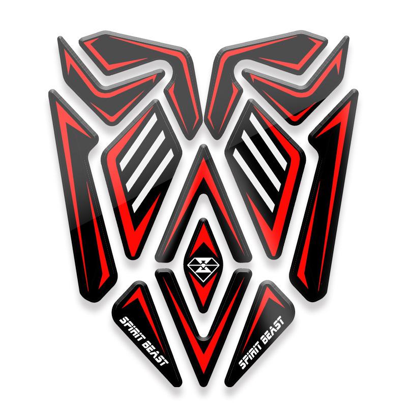 3D Motorcycle Reflective Sticker Fuel Tank Protector Pad Cover Sticker for Honda KTM Yamaha