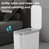 Smart Trash Can Kitchen Automatic Induction Waste Bins Modern Living Room Garbage Can Simple Bathroom Paper Basket with Lid