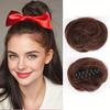 Synthetic Bun Chignon Clip Hair Extensions For Women Messy Updo Claw In Hairpiece Accessories