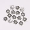 20-100pcs/Lot 7 9 13 Mm 8 Petals Antique  Relief Flower Loose Sparer End Bead Caps For DIY Jewelry Making Findings Earrings