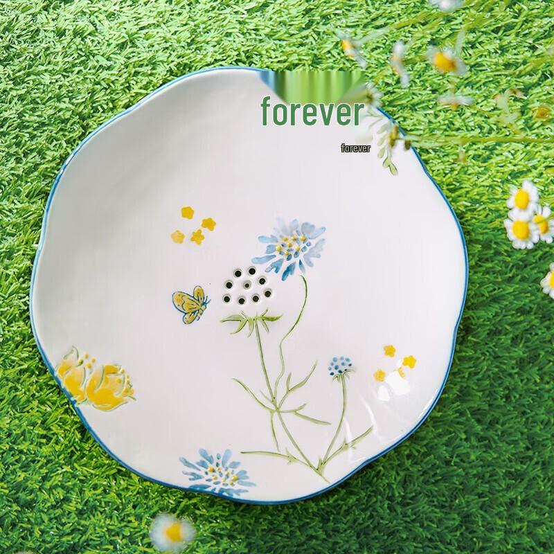 JOYYE Dream Flower Ceramic Drain Tray