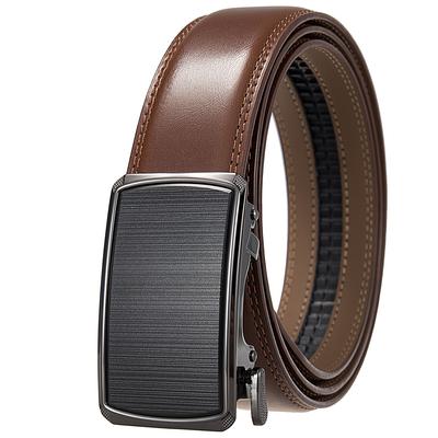 Men'S Fashion Belt, Inner Buckle Automatic Buckle Belt Belt Ly36-8040