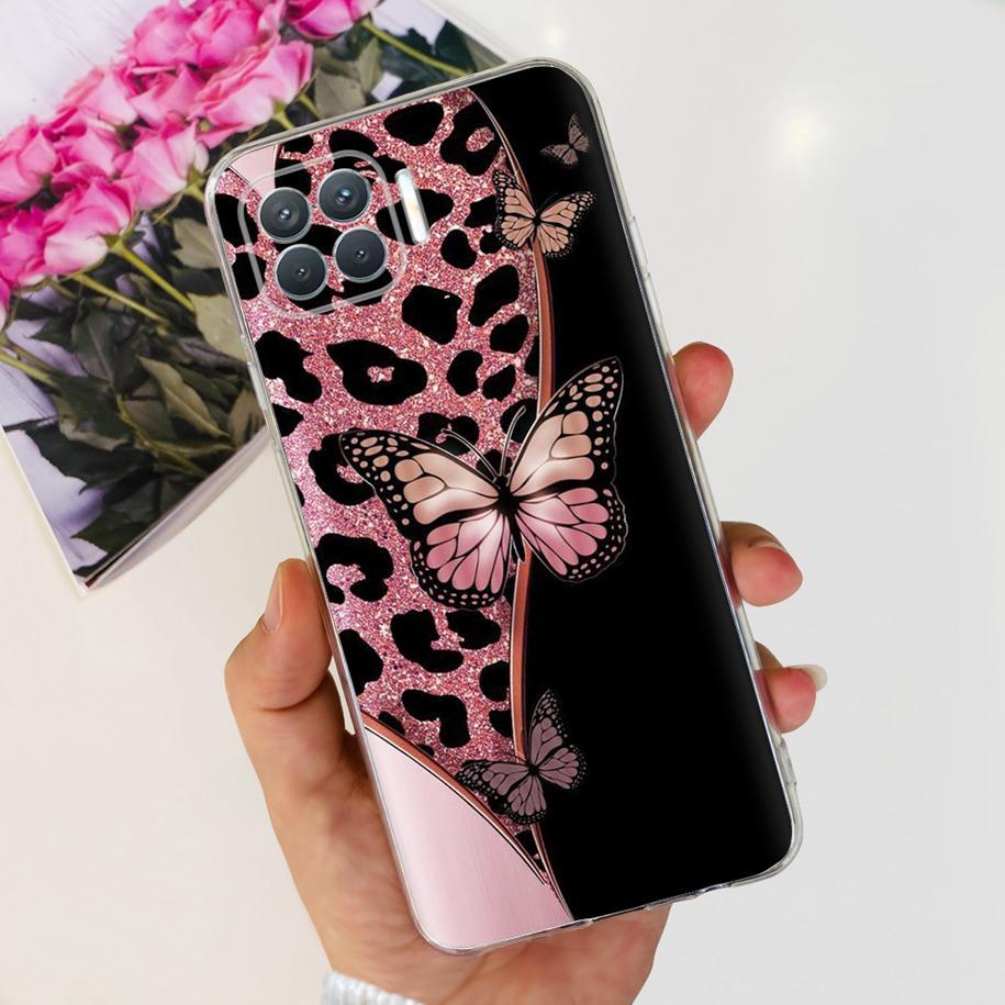 For OPPO Reno 4 Lite Case CPH2125 Phone Case Cute Cartoon Soft Silicone Back Cover For OPPO F17 Pro CPH2119 Coque A93 2020 Funda