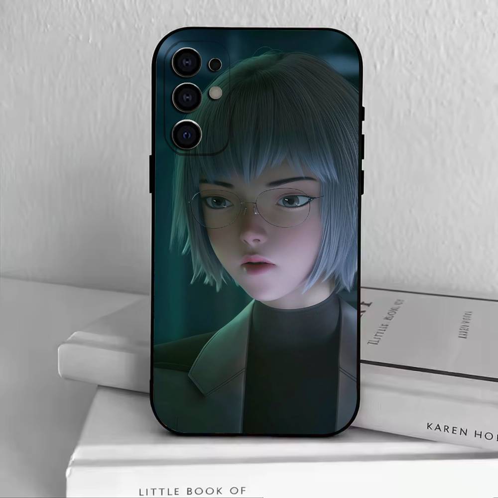 L-Ling Cage Phone Case For Samsung S25,S24,S21,S22,S23,S30,Ultra,S20,Plus,Fe,Soft Silicone Black Cover
