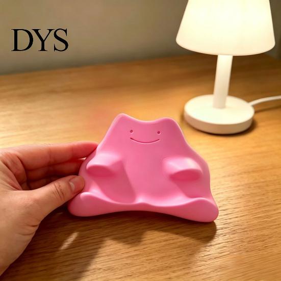 3D Printed Phone Holder Mobile Holder, Non-Slip Stand, Cute Hands-Free Stable Smart Phones Universal Mount Desk Ornaments Video Watching