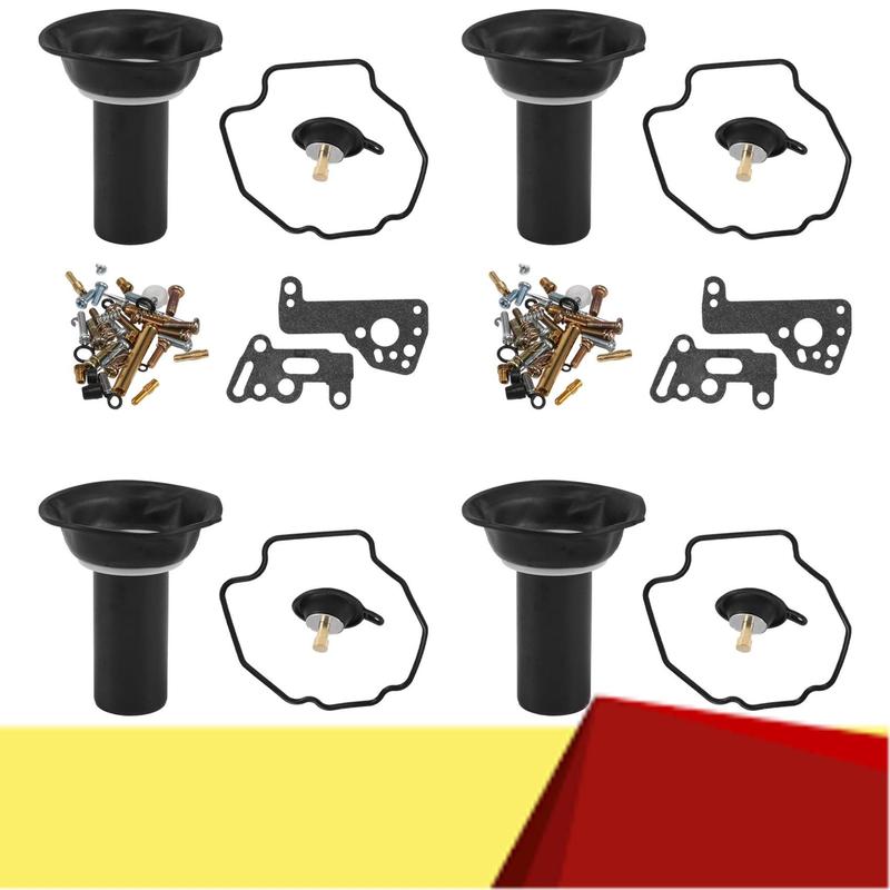 4Set For V-MAX 1200 Vmax 1985-2000 V-MAX1200 Motorcycle Carburetor Repair Kit Plunger-M53K
