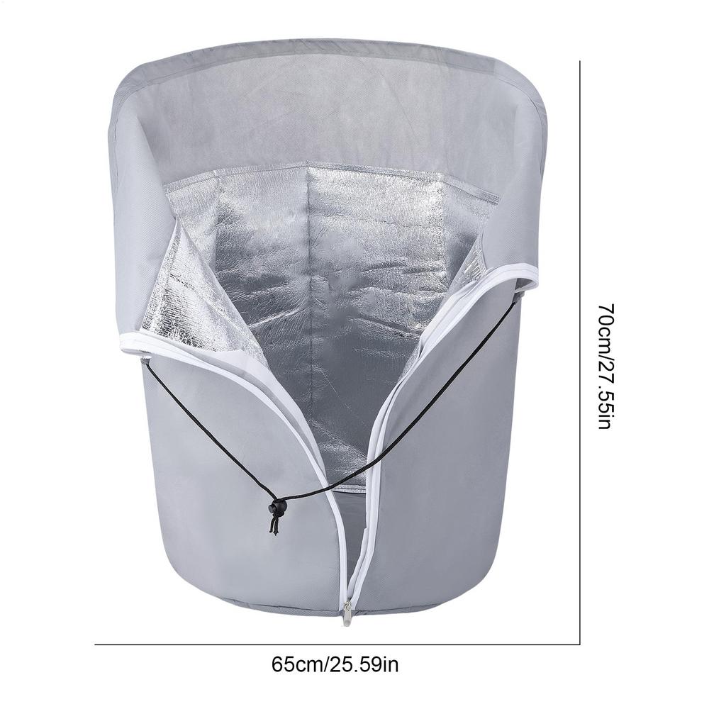 Plant Winter Protection Pot Anti-Frost Winter Pot Plant Cover Reusable Heavy Duty Plant Protector Bag With Drawstring And Zipper