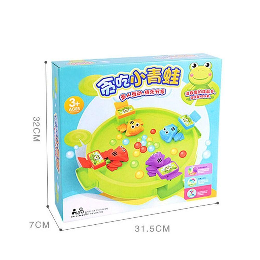 Colorful Beads Frog Snatching Bean Plastic Children's Interactive Puzzle Toy  Party Game