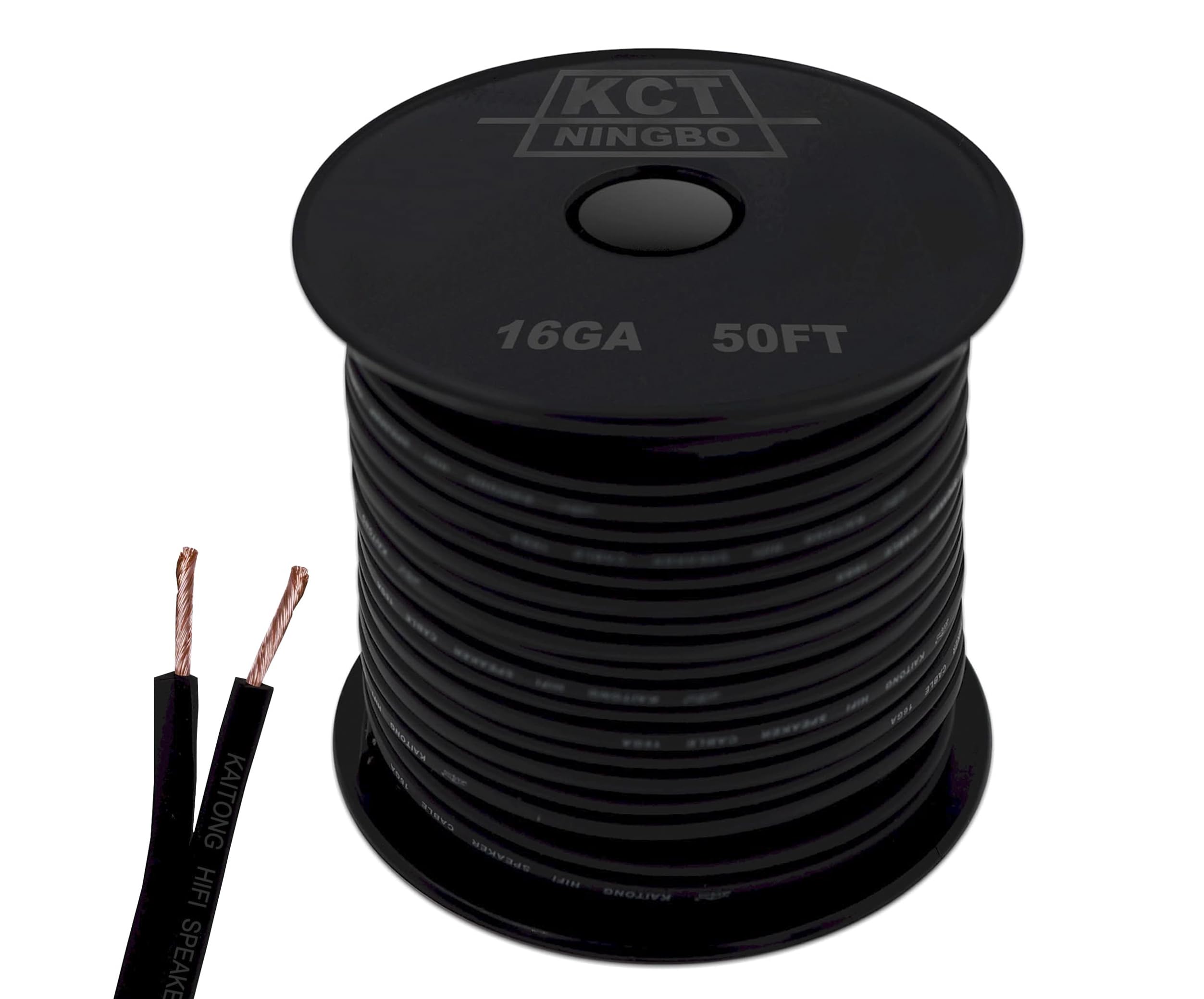 

Акустичний кабель, калібр 16 AWG, чорний, 50 футів