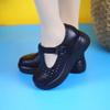 New Croquet Soles with Hollowed-out Thick-soled Single Shoes for Women
