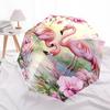 1 PC Automatic Folding Umbrella - Flamingos Pattern, Portable & Foldable Design with 8 Ribs, Christmas Birthday Gifts