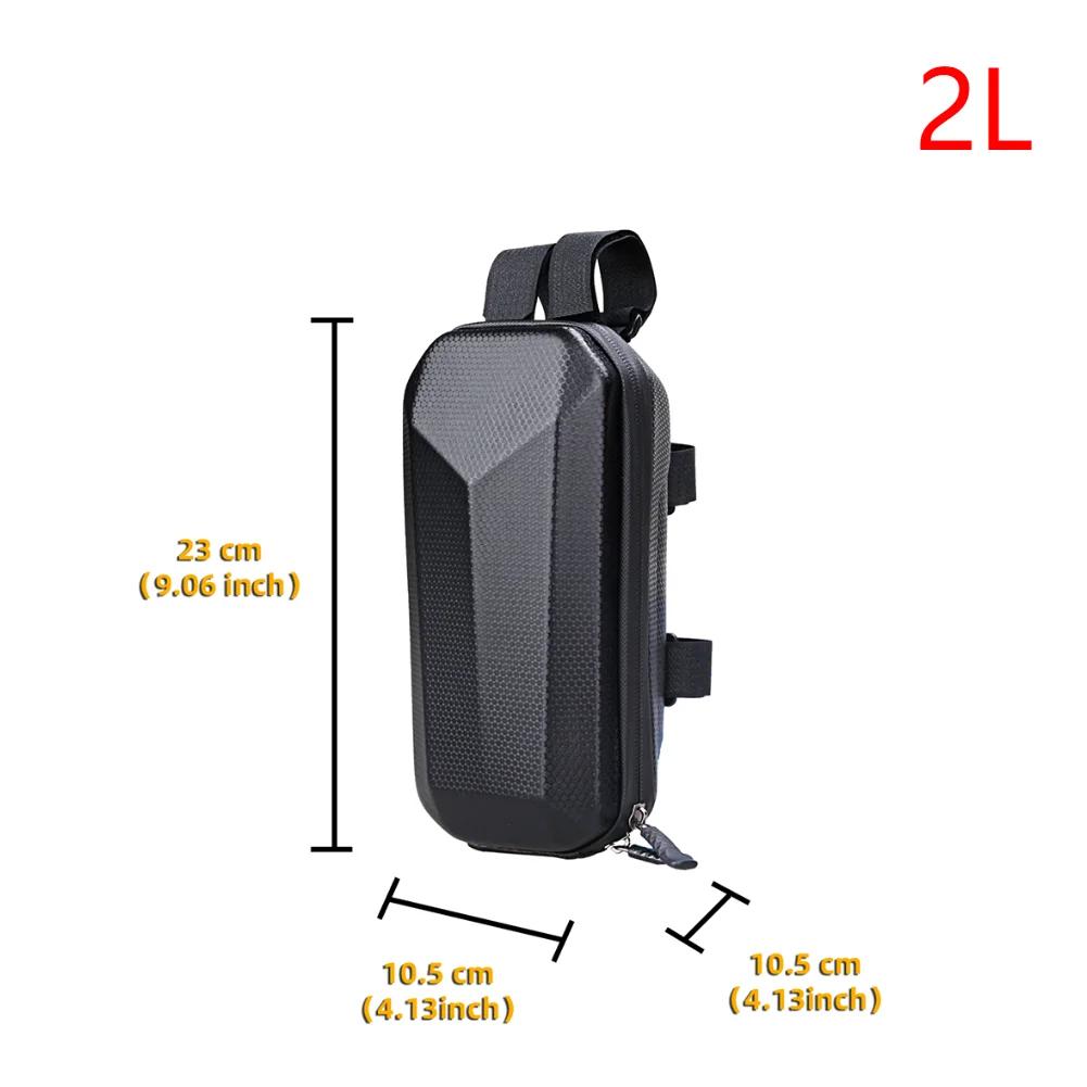 

2-4L Cycling Hanging Bag Pannier Electric Scooter Storage Bag Hard Shell Large Capacity Night Reflective for M365 PRO 2
