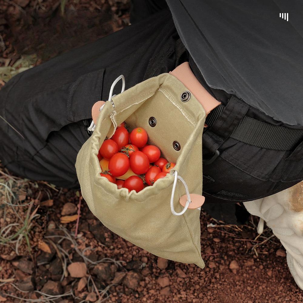 Multi Functional Outdoor Vegetable and Fruit Picking and Storage Bag. Waist Hanging Tool Waist Bag. Foldable Storage Bag