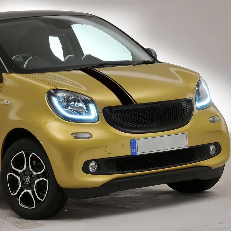 Car Front Head Engine Cover Hood Sticker For Mercedes Benz Smart Forease Fortwo Forfour Vinyl Film Decal Auto Tuning Accessories