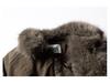 CROWD CITY Unisex Retro Fur Collar Stand Cotton Jacket - Loose, Warm Winter Coat Y614