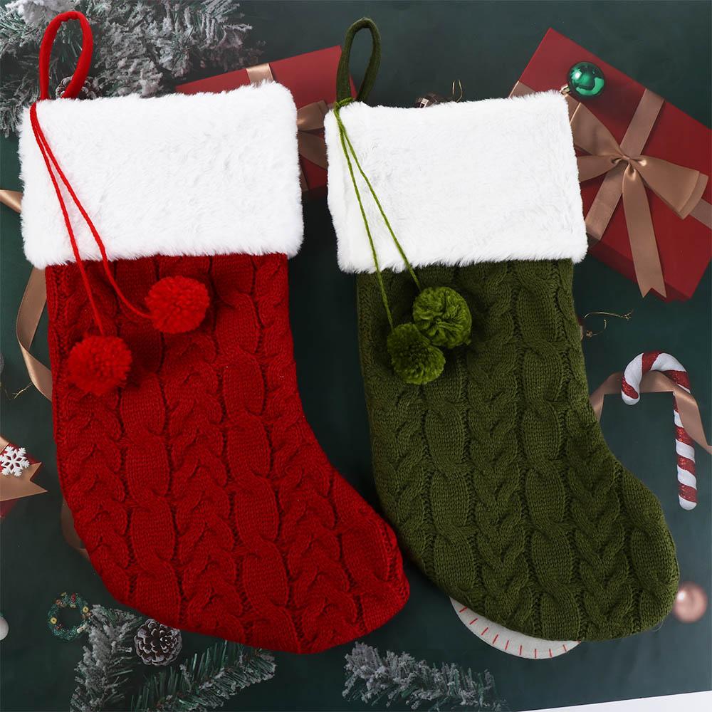 Large Capacity Merry Christmas Socks Personalized Christmas Tree Pendant  Xmas Gift