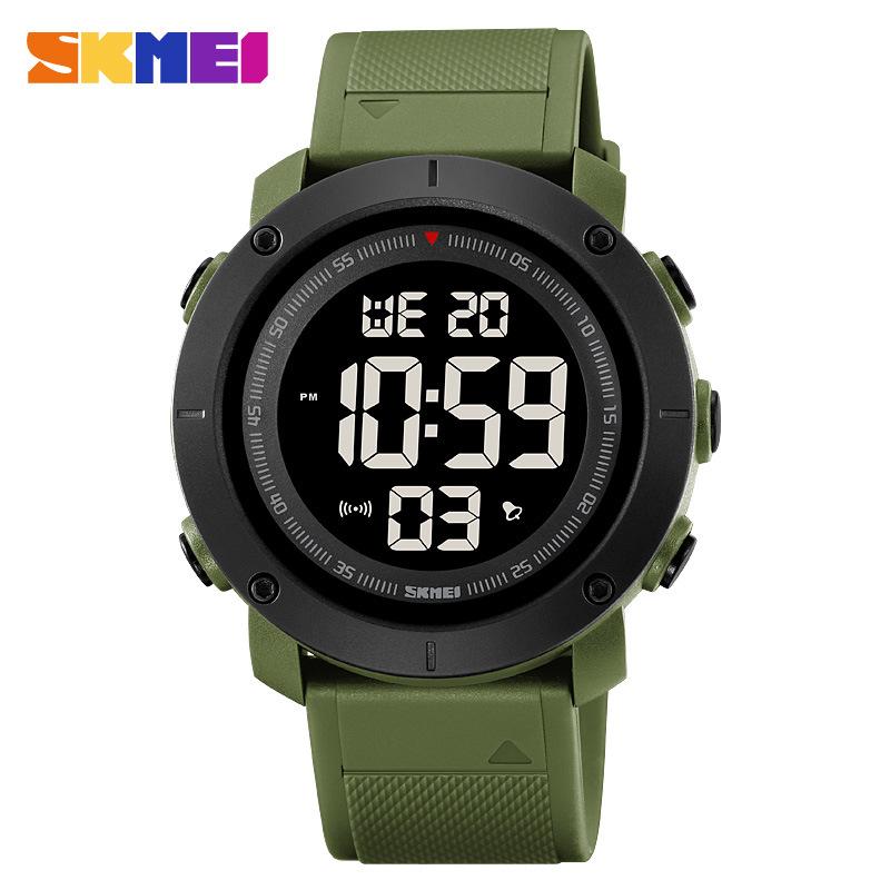 Men's Electronic Watch Sports Waterproof Luminous Electronic Watch Multi-functional Student Led Watch Men's