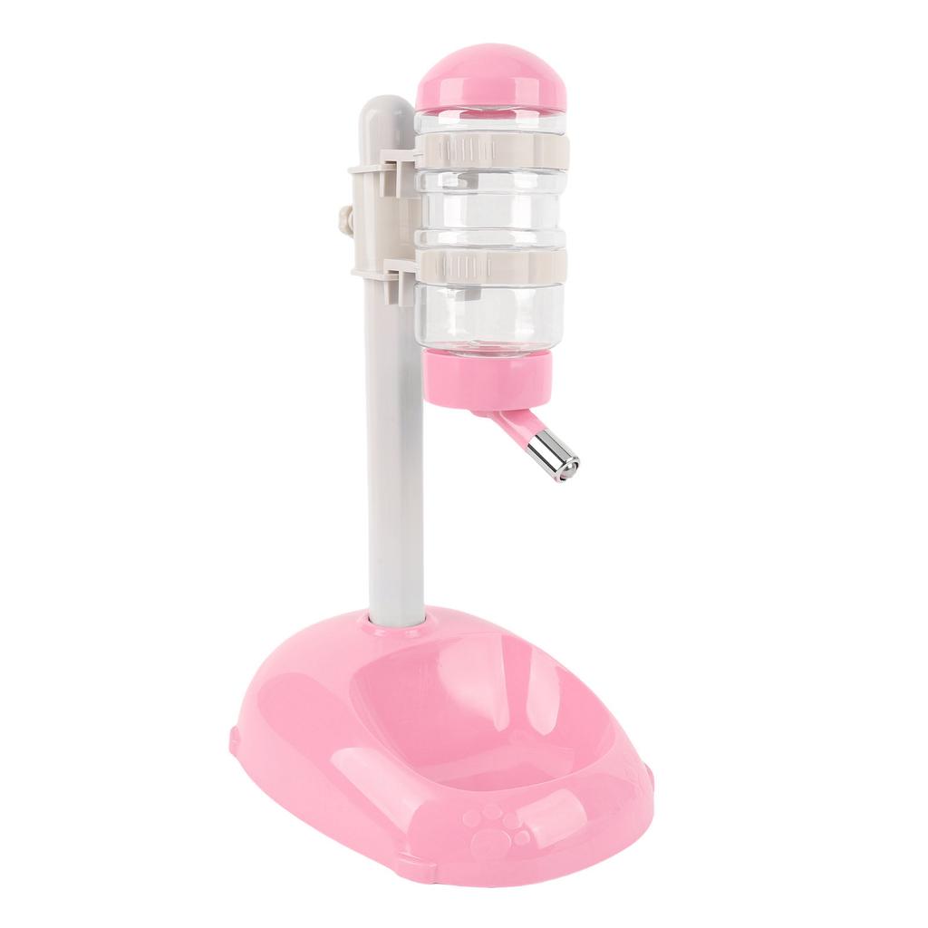Pet Standing Water Dispenser Feeder Height Adjustable 500ml Capacity Standing Automatic Water